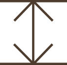 Brown industrial ceilings icon