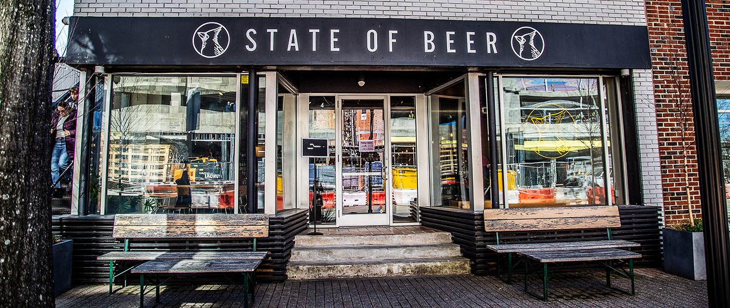 Photo of "State of Beer" in Raleigh, NC warehouse district
