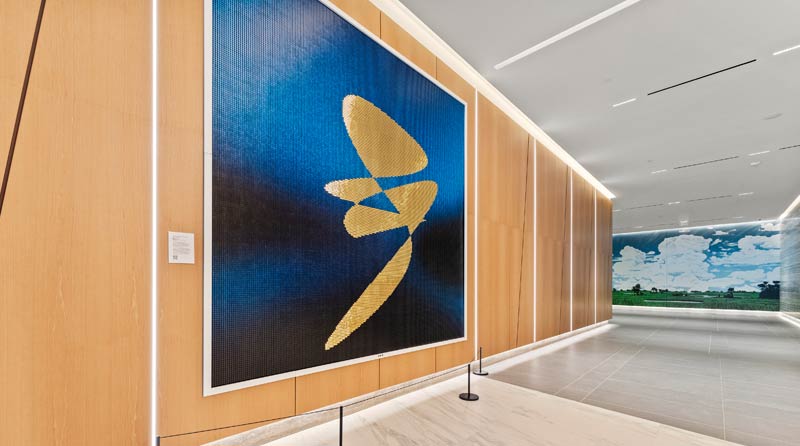 400H office lobby rendering